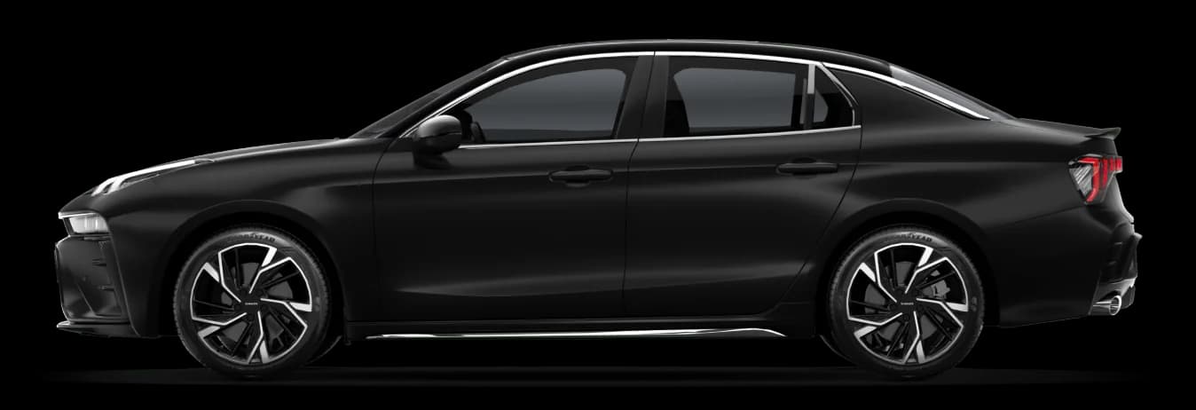 Lynk & Co 03 чёрного цвета